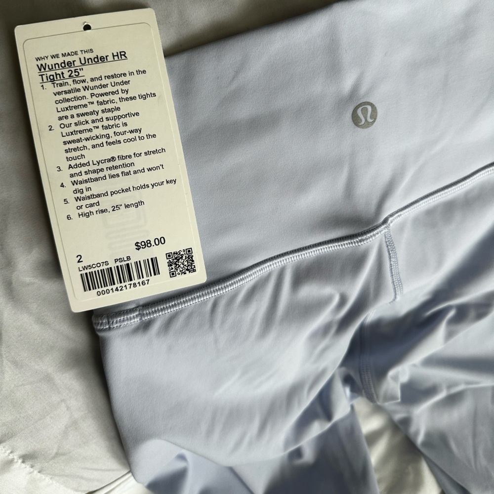Lululemon wunder under hr tight 25” size 2
